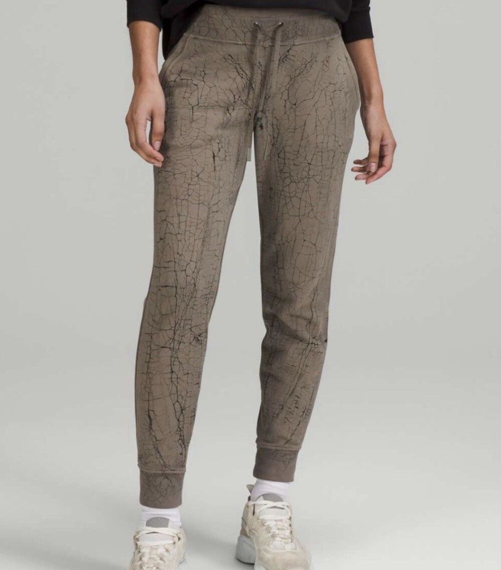 Lululemon Warm Down Jogger *7/8 Length Size 12 Thread Dye Rover Black W5DMXS